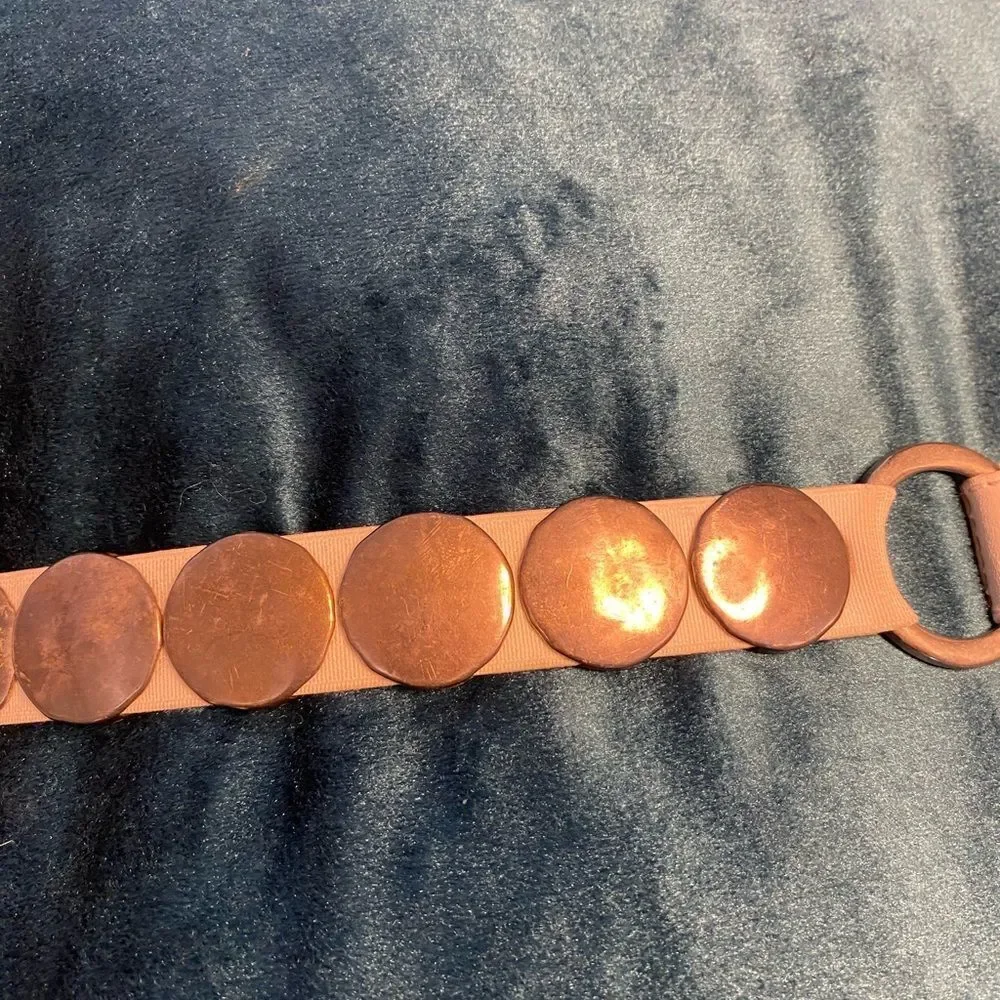 Suzi Roher genuine leather/metal belt